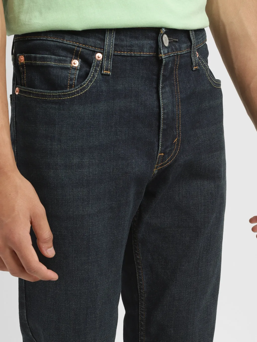 Men's 511 Dark Indigo Slim Fit Mid Rise Jeans