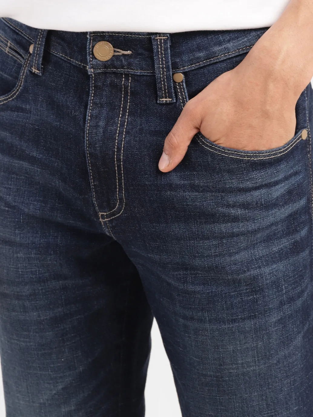 Men's 511 Dark Indigo Slim Fit Mid Rise Jeans