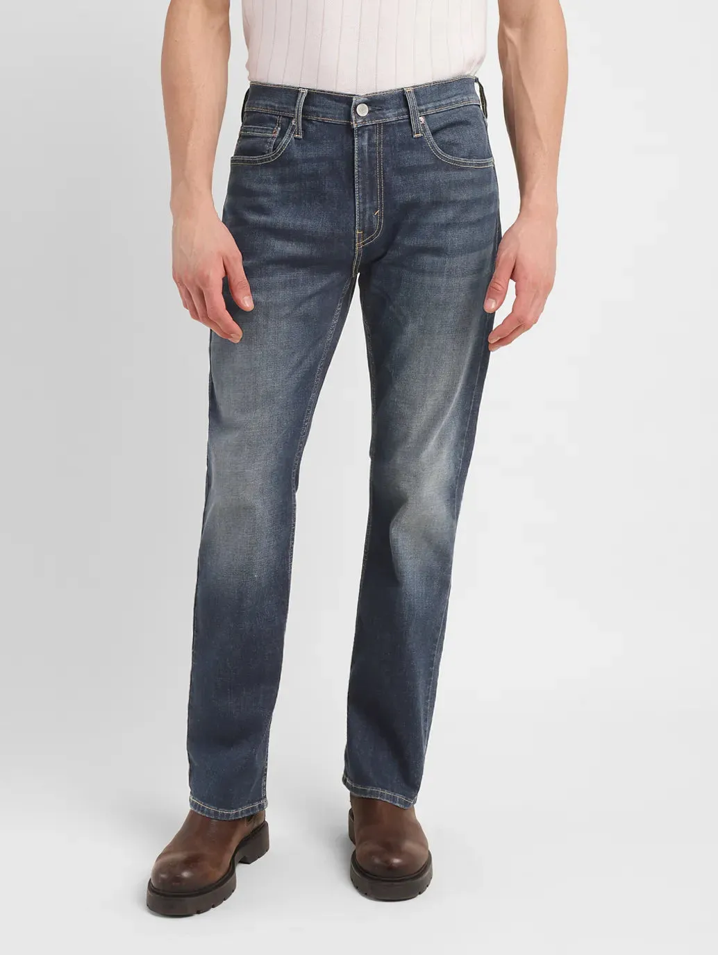Men's 511 Dark Indigo Slim Fit Mid Rise Jeans