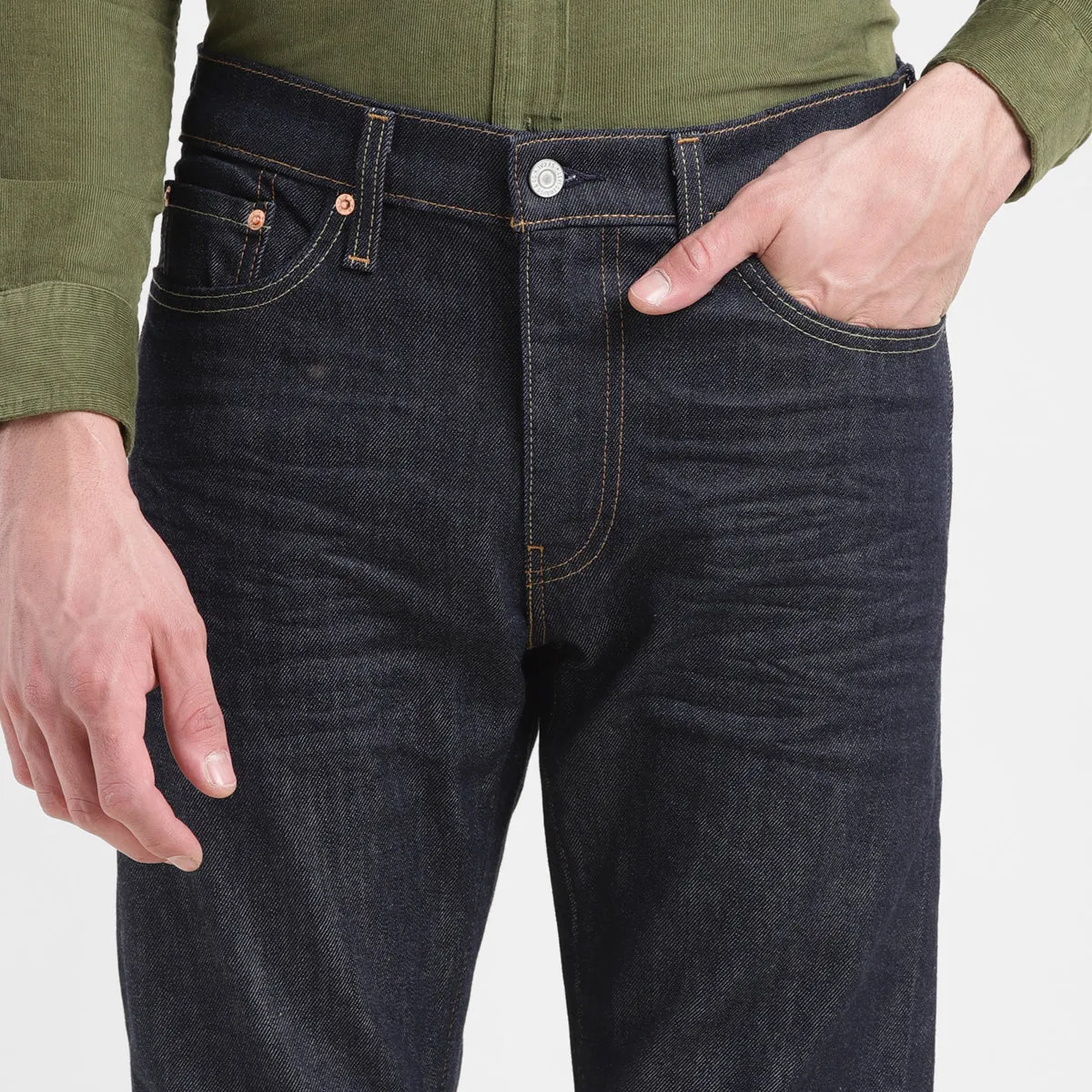 Men's 511 Dark Indigo Slim Fit Mid Rise Jeans