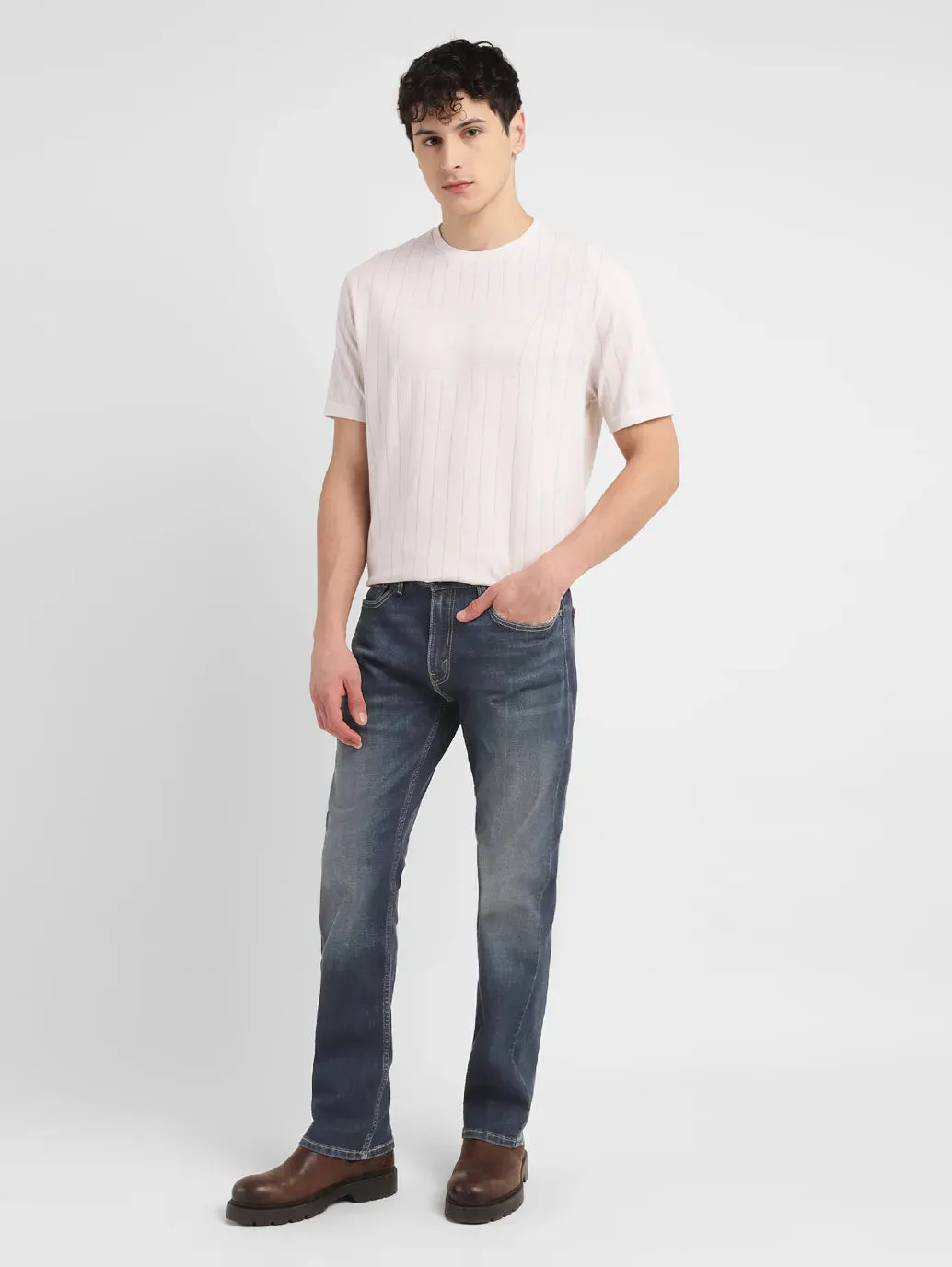Men's 511 Dark Indigo Slim Fit Mid Rise Jeans