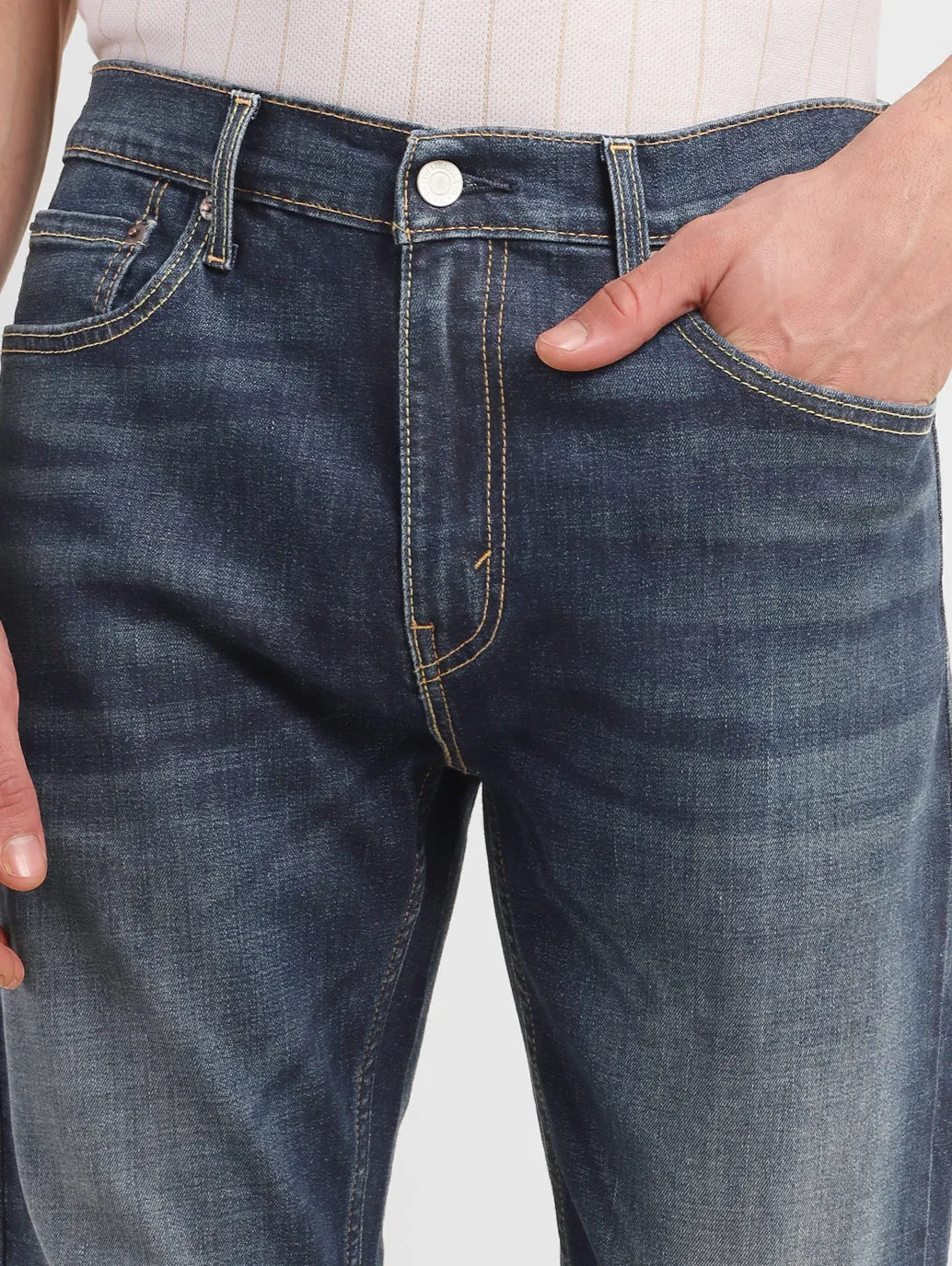 Men's 511 Dark Indigo Slim Fit Mid Rise Jeans