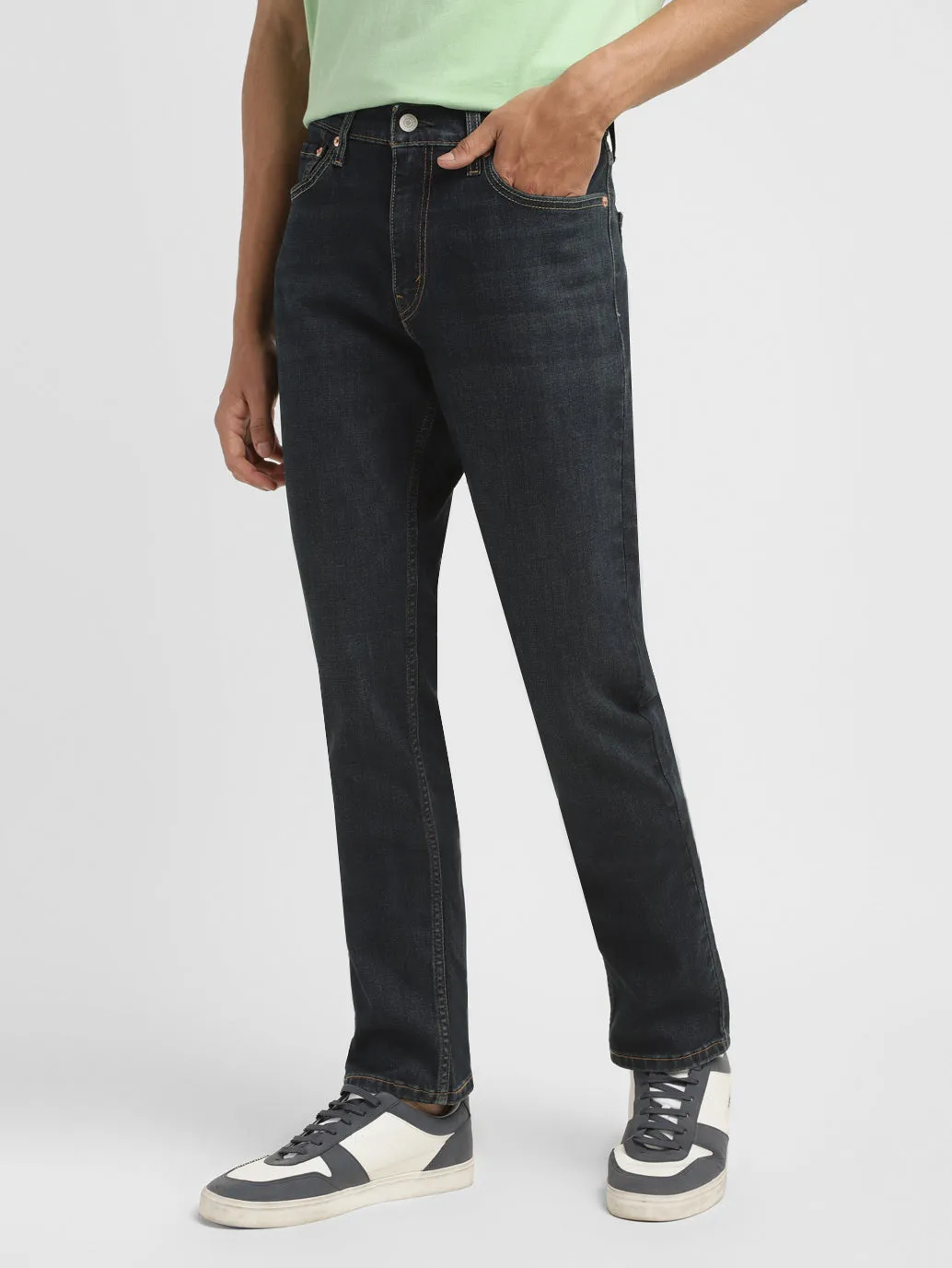 Men's 511 Dark Indigo Slim Fit Mid Rise Jeans