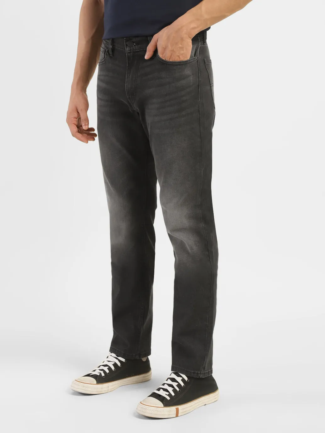 Men's 511 Grey Slim Fit Mid Rise Jeans