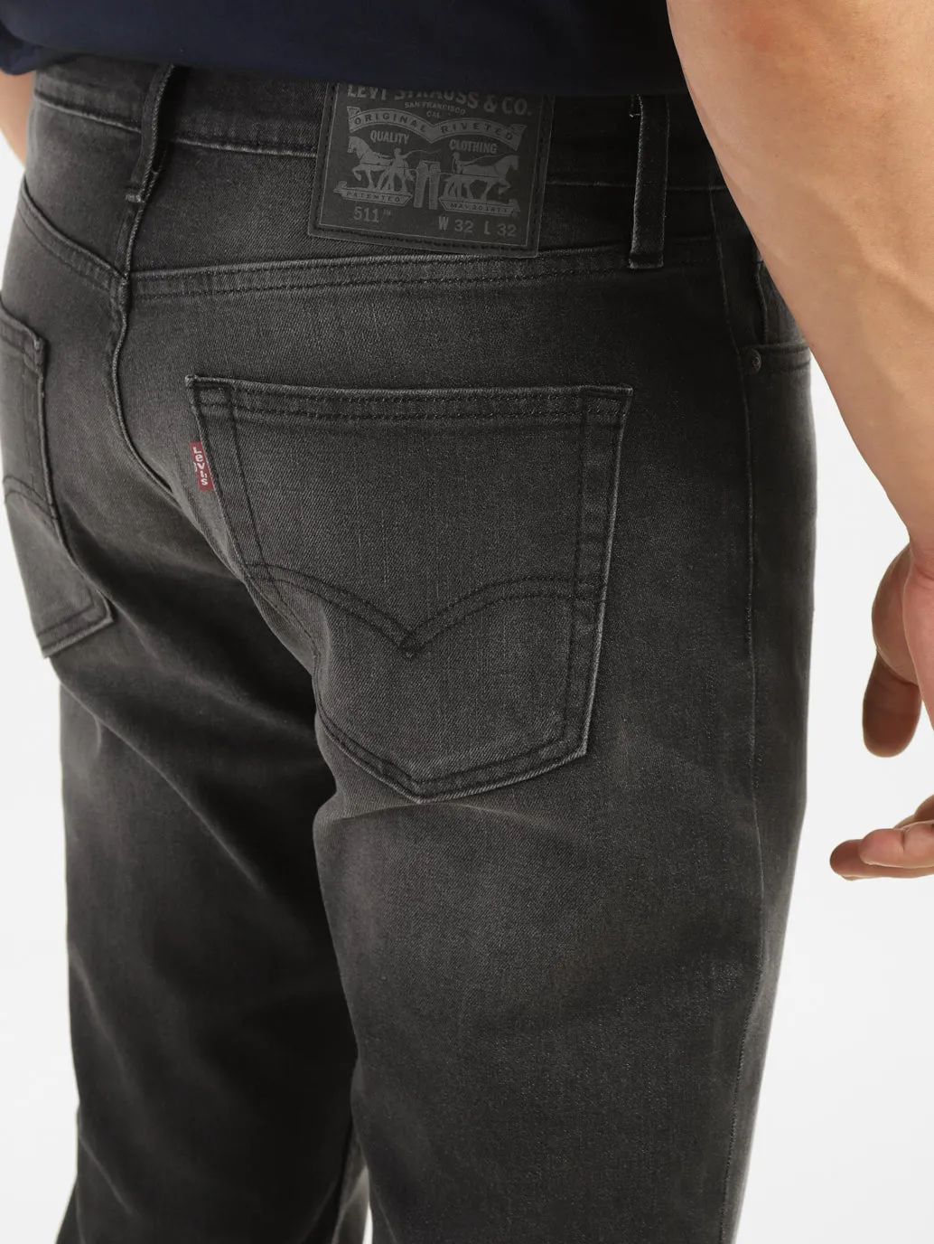 Men's 511 Grey Slim Fit Mid Rise Jeans