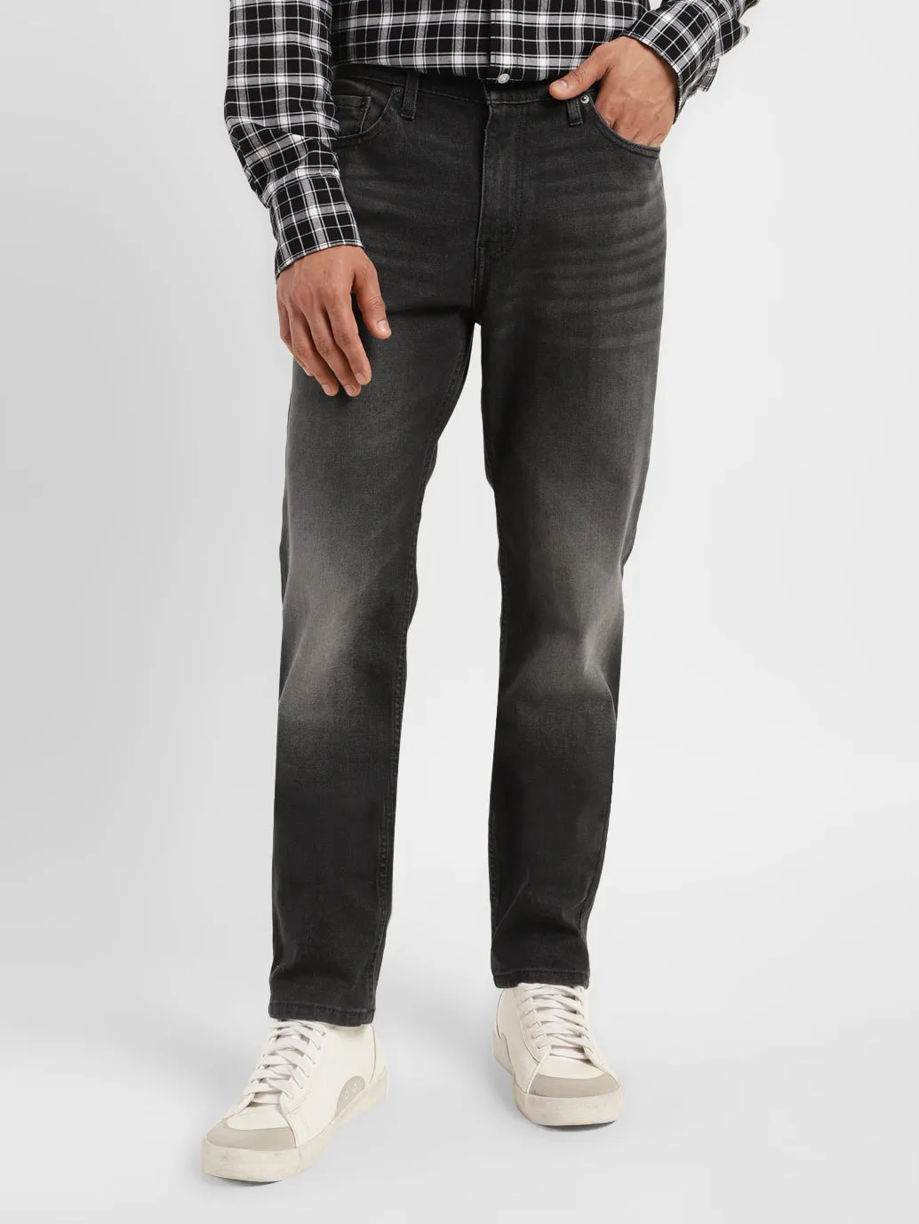 Men's 511 Grey Slim Fit Mid Rise Jeans