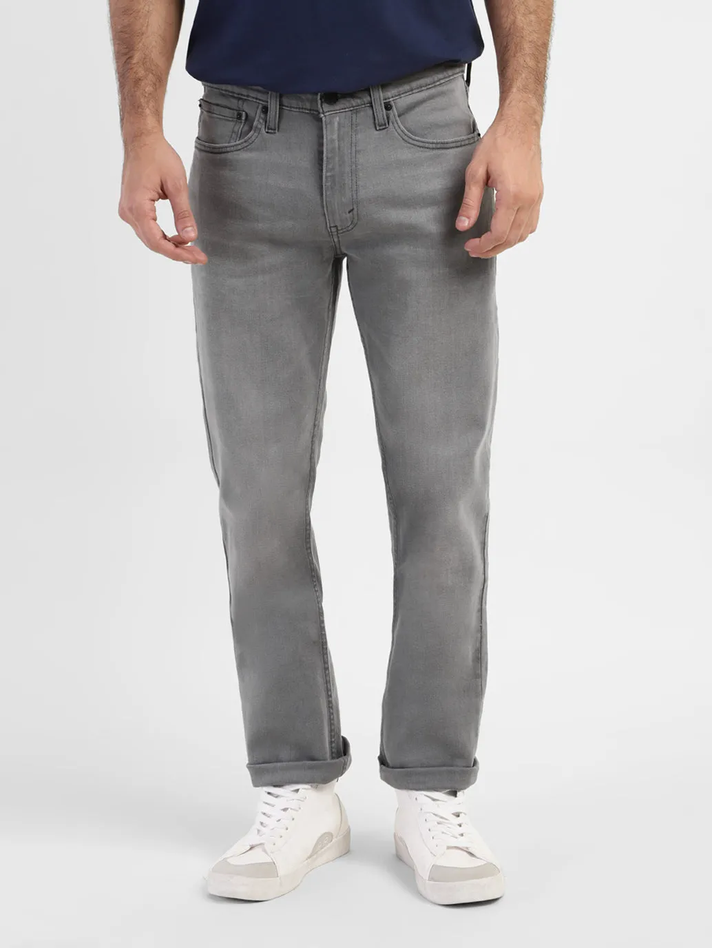 Men's 511 Grey Slim Fit Mid Rise Jeans