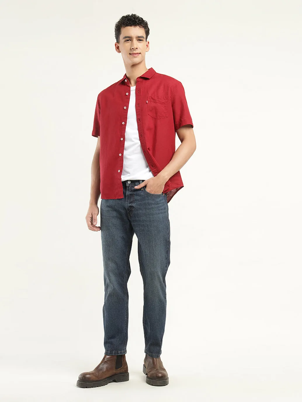 Men's 511 Indigo Slim Fit Mid Rise Jeans