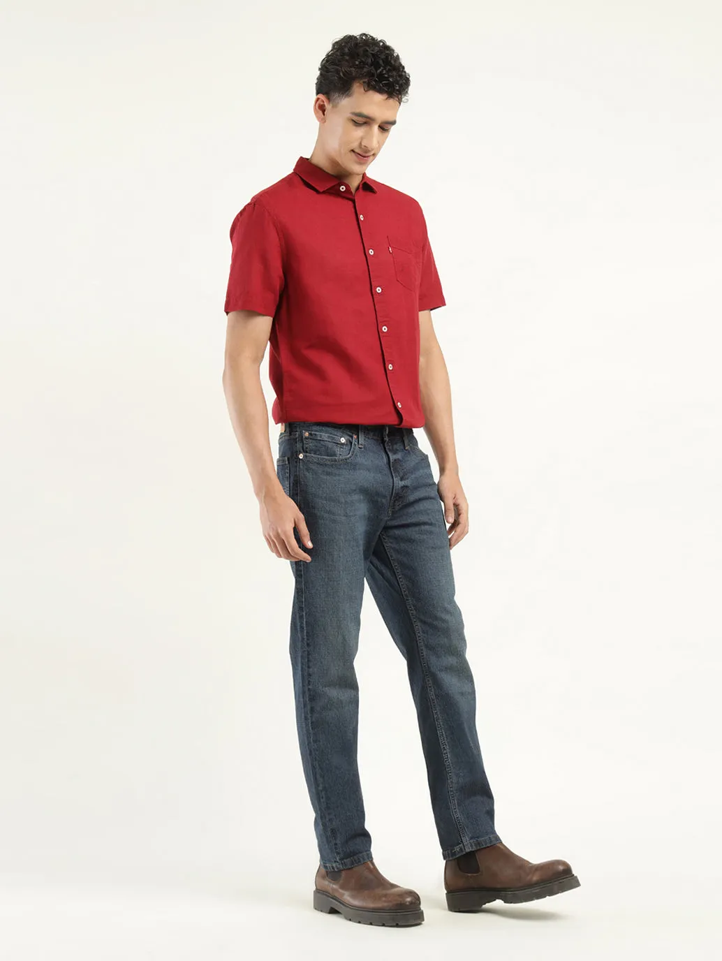 Men's 511 Indigo Slim Fit Mid Rise Jeans