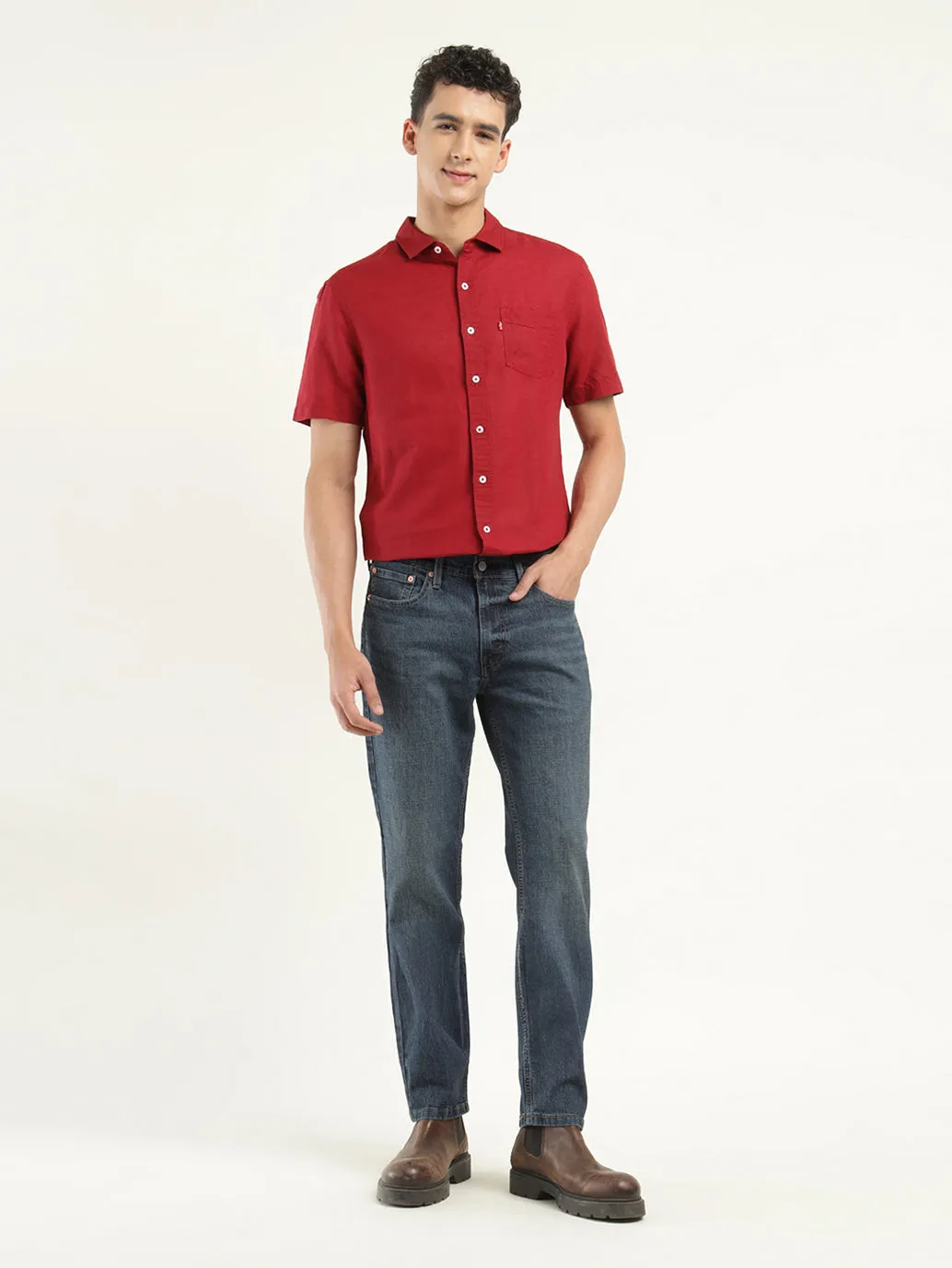Men's 511 Indigo Slim Fit Mid Rise Jeans