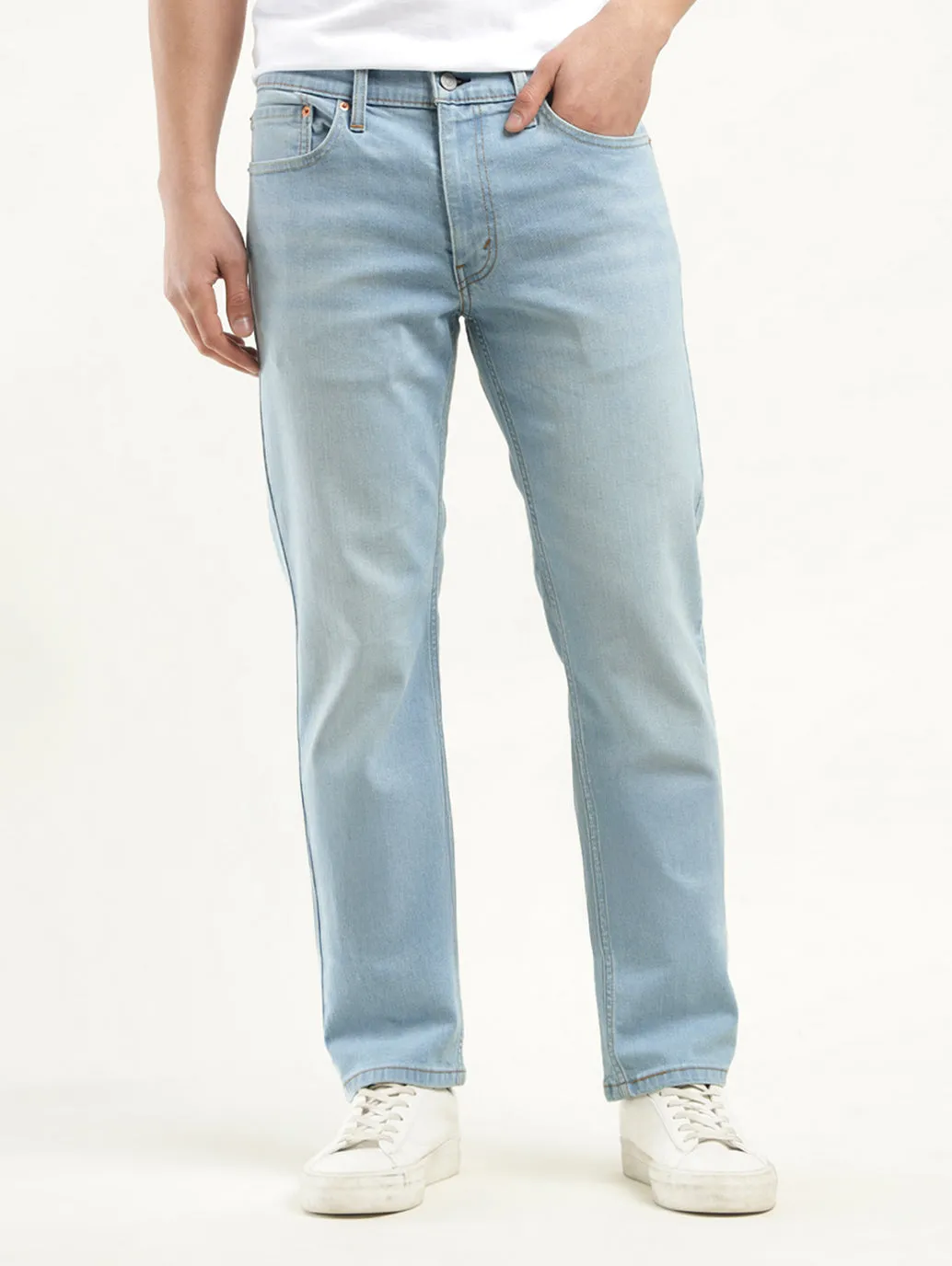 Men's 511 Light Blue Slim Fit Mid Rise Jeans