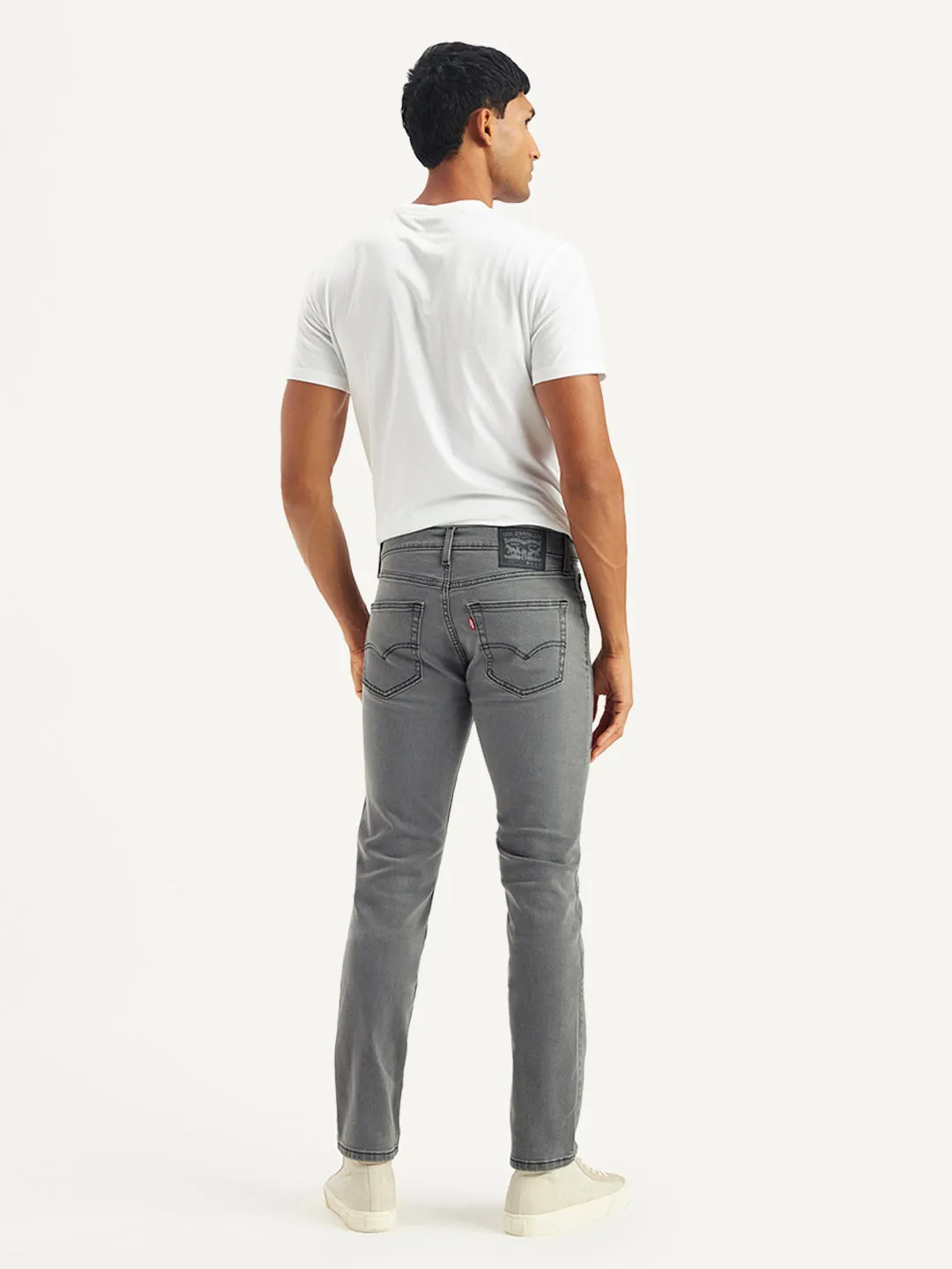 Men's 511 Light Grey Slim Fit Mid Rise Jeans