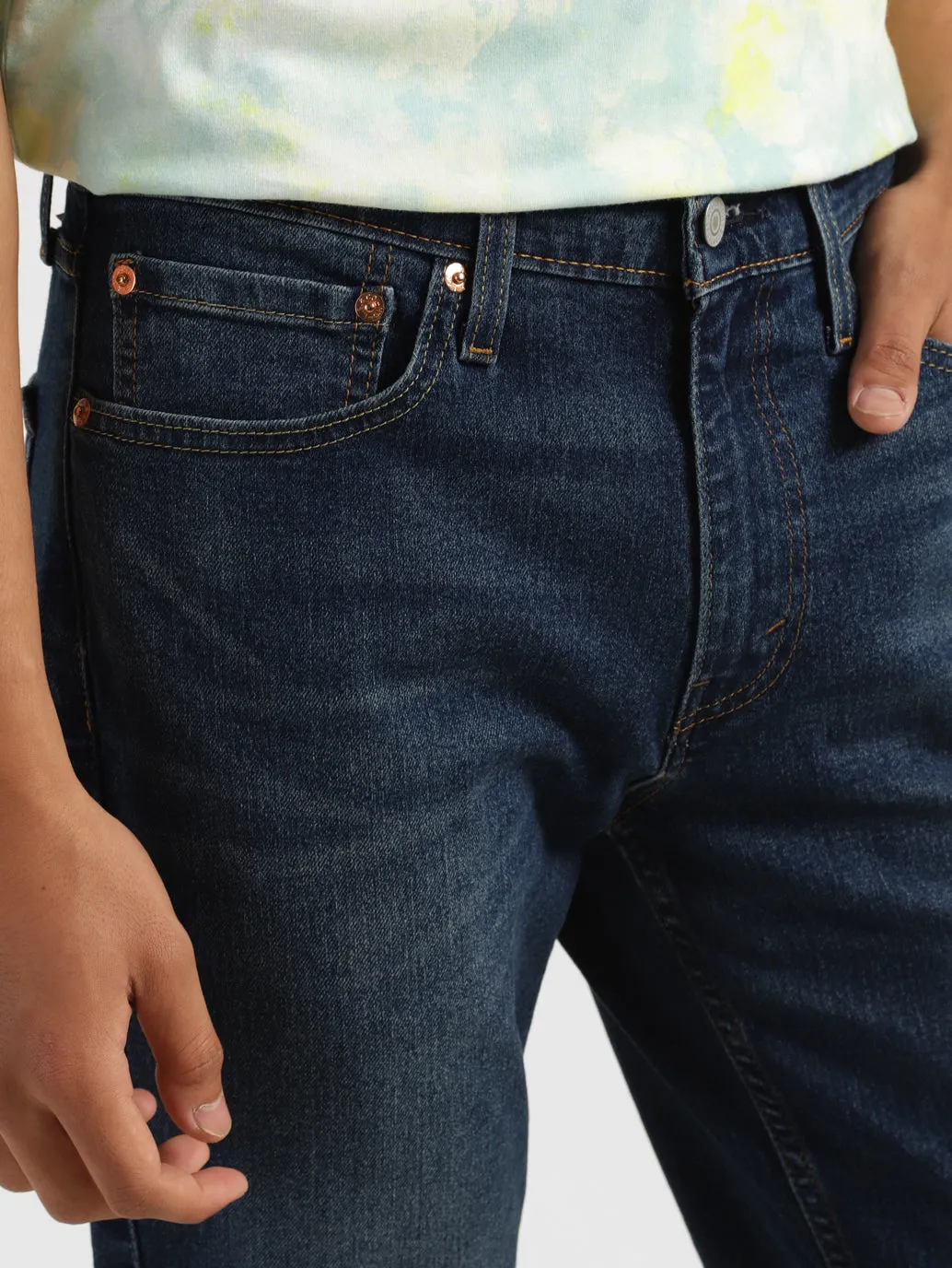 Men's 511 Mid Indigo Slim Fit Mid Rise Jeans