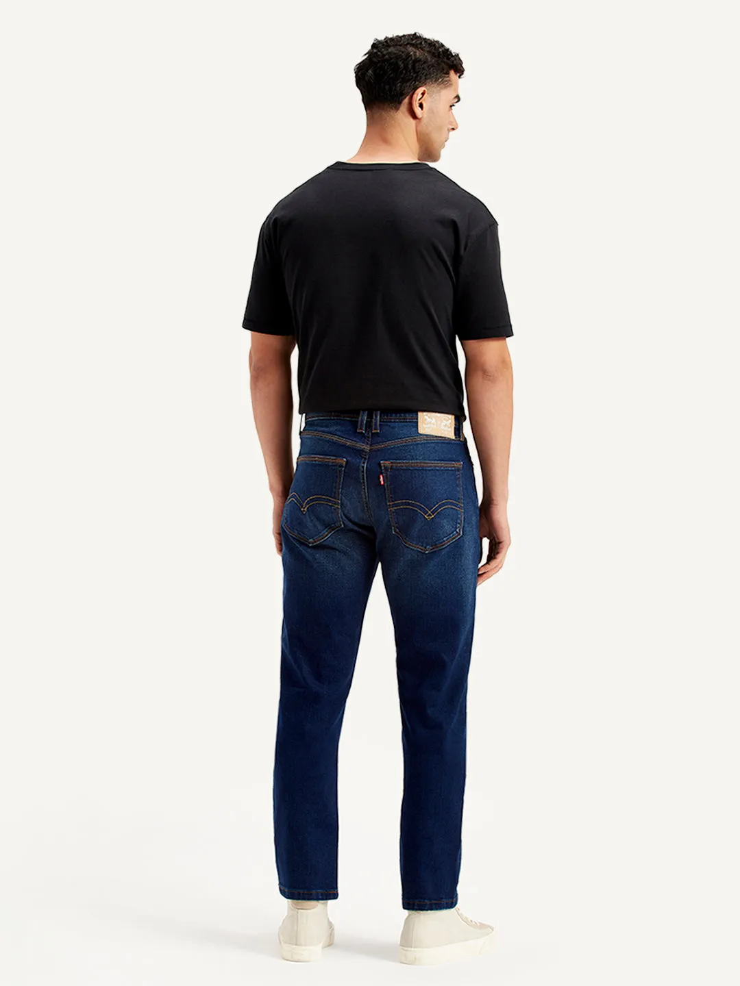 Men's 511 Navy Blue Slim Fit Mid Rise Jeans