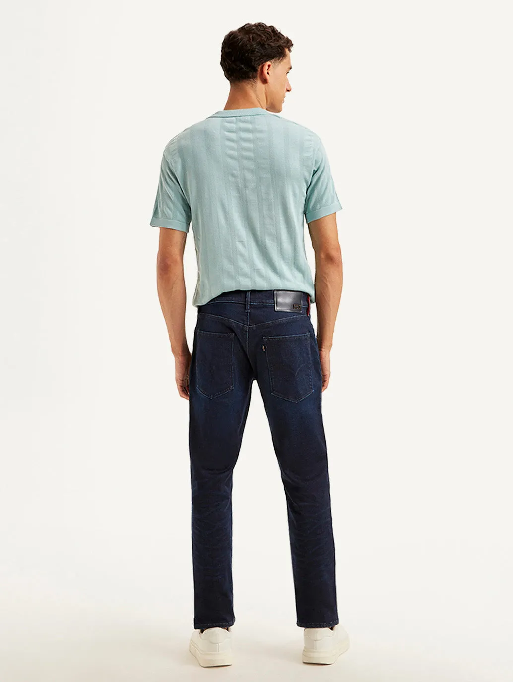 Men's 511 Navy Blue Slim Fit Mid Rise Jeans