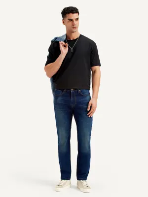 Men's 511 Navy Blue Slim Fit Mid Rise Jeans