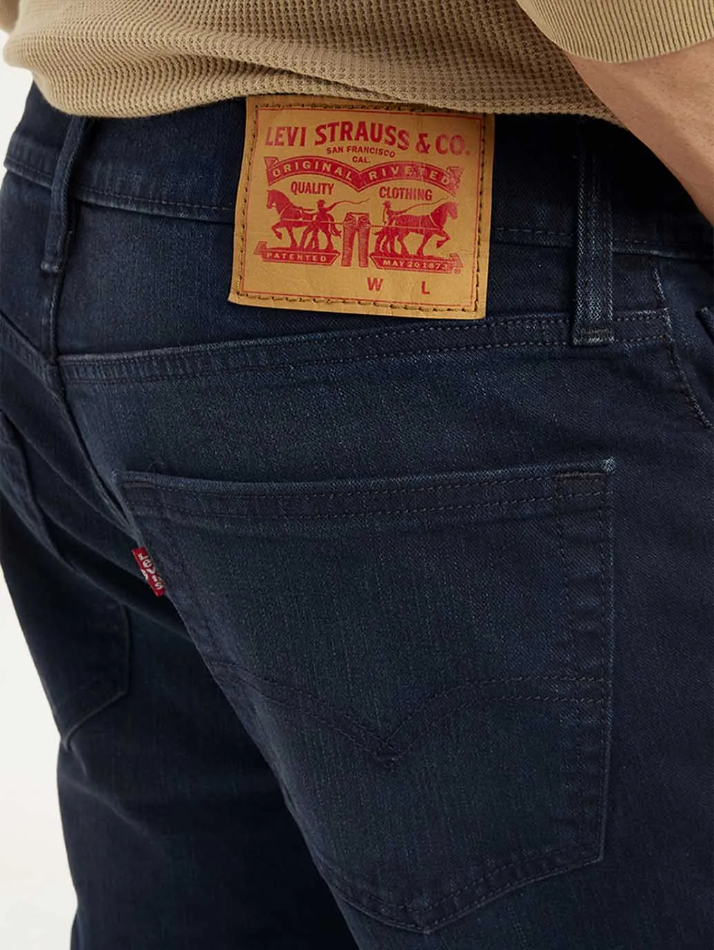 Men's 511 Navy Blue Slim Fit Mid Rise Jeans