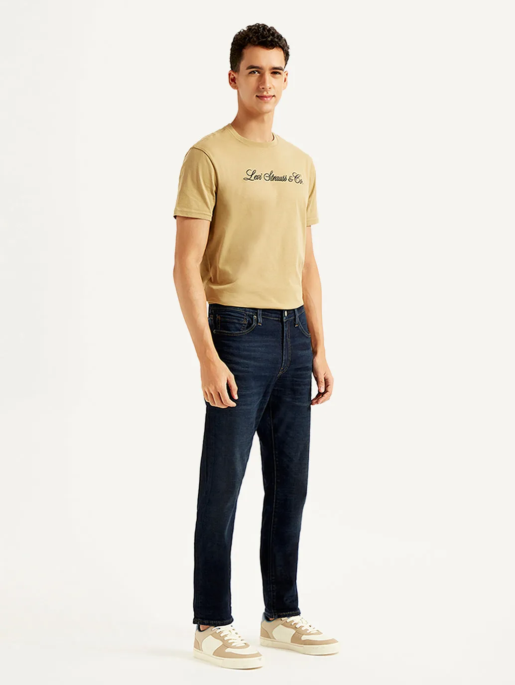 Men's 511 Navy Blue Slim Fit Mid Rise Jeans
