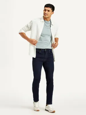 Men's 511 Navy Blue Slim Fit Mid Rise Jeans