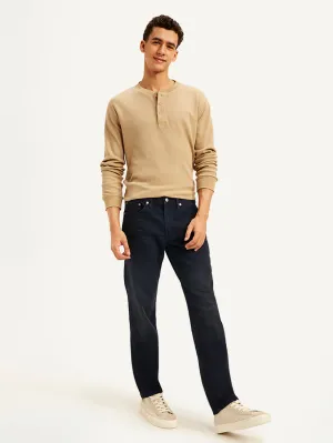 Men's 511 Navy Blue Slim Fit Mid Rise Jeans