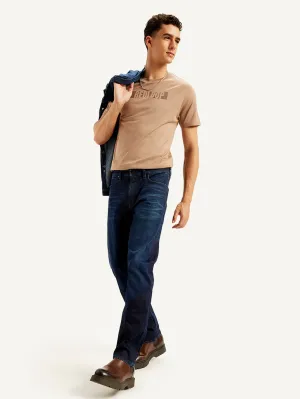 Men's 511 Navy Blue Slim Fit Mid Rise Jeans