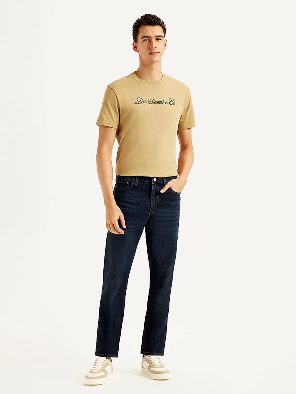 Men's 511 Navy Blue Slim Fit Mid Rise Jeans