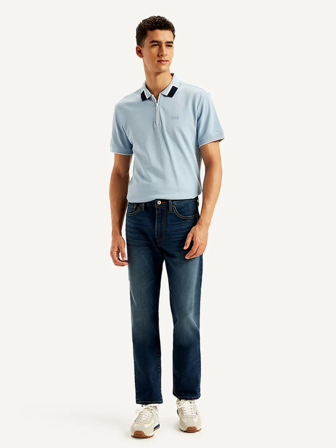 Men's 511 Navy Blue Slim Fit Mid Rise Jeans