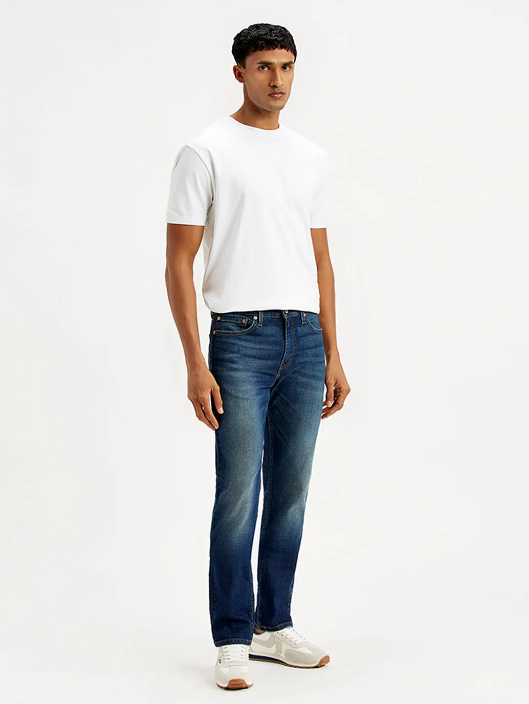Men's 511 Navy Blue Slim Fit Mid Rise Jeans