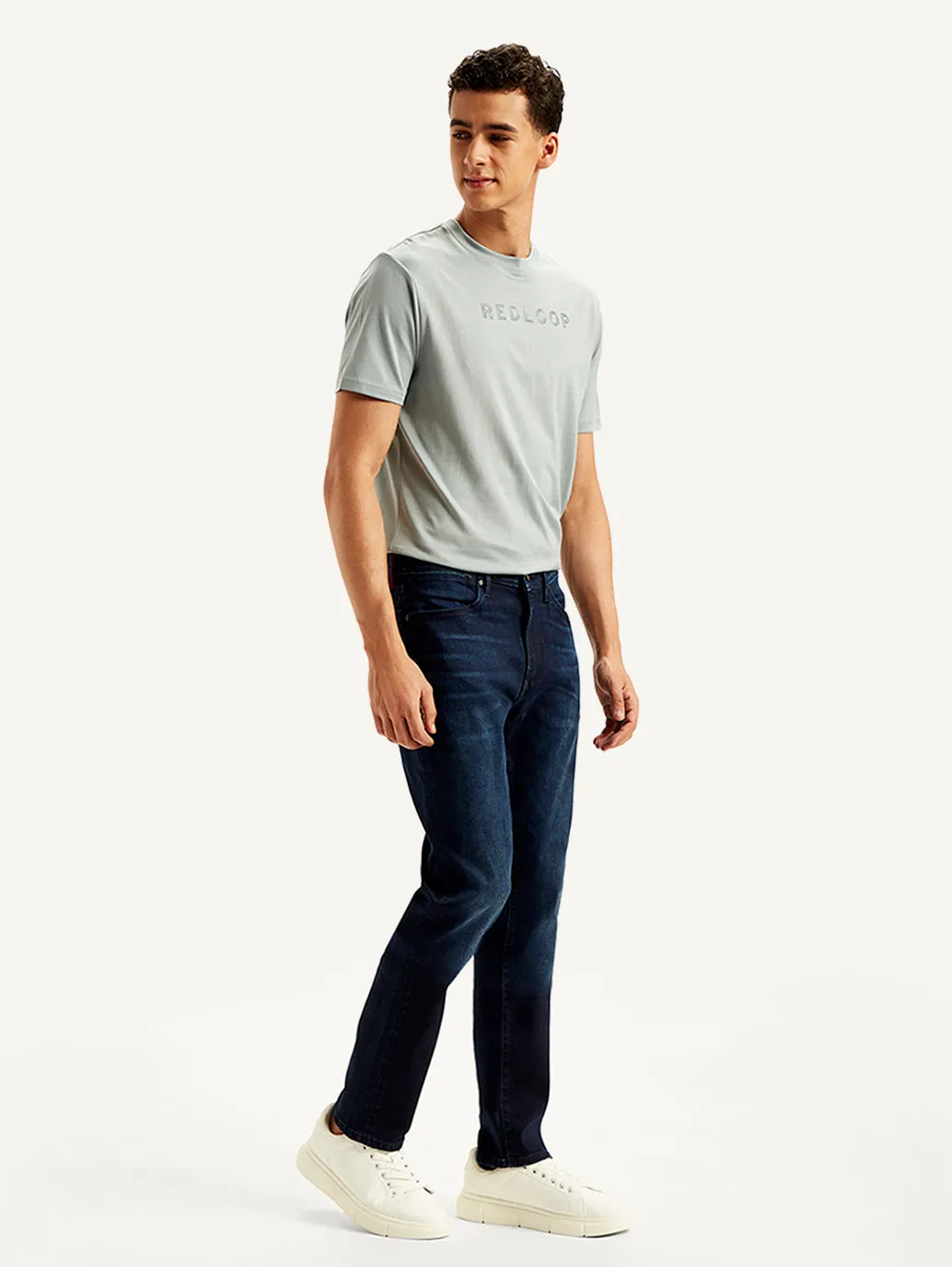 Men's 511 Navy Blue Slim Fit Mid Rise Jeans