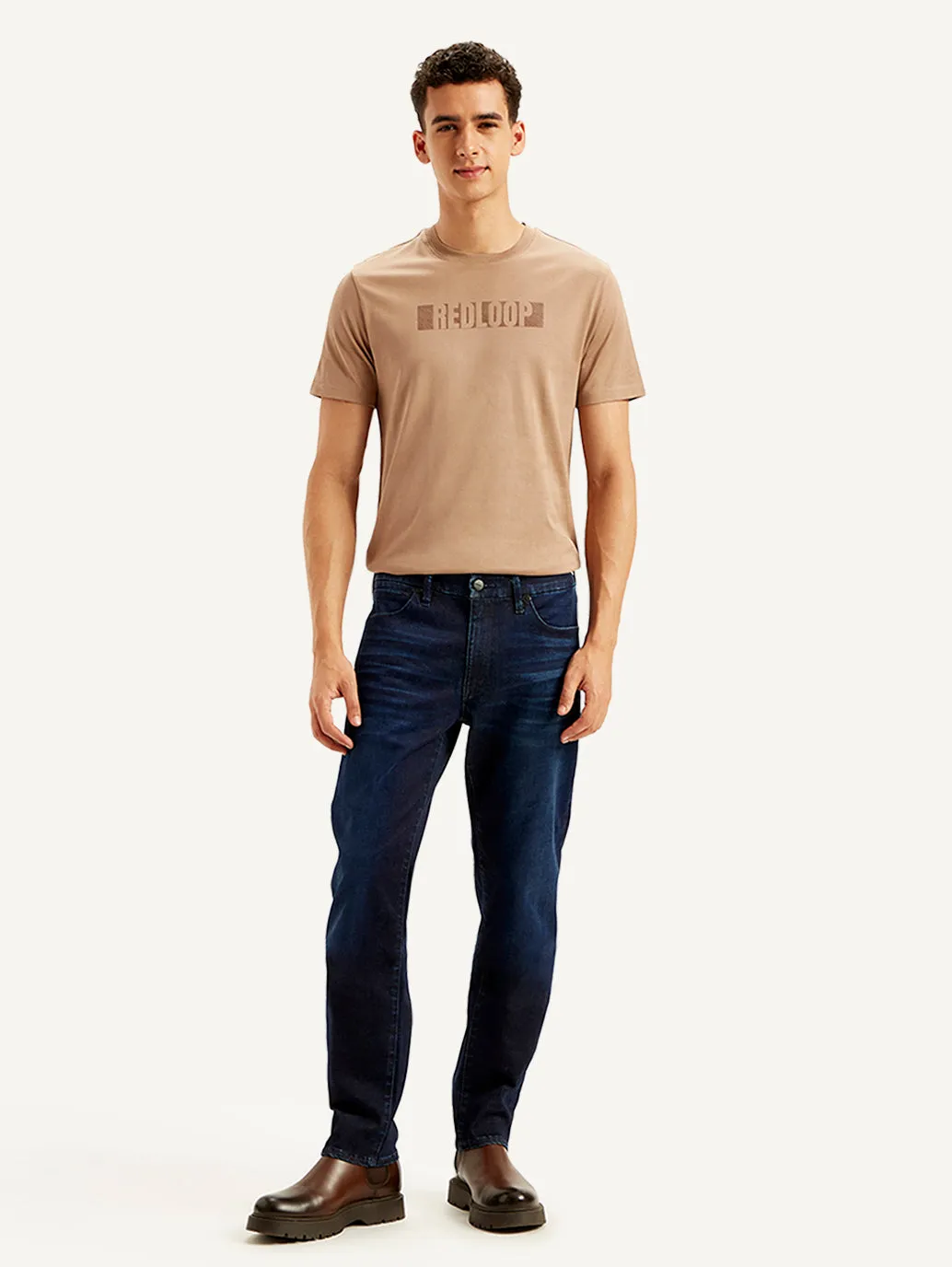Men's 511 Navy Blue Slim Fit Mid Rise Jeans