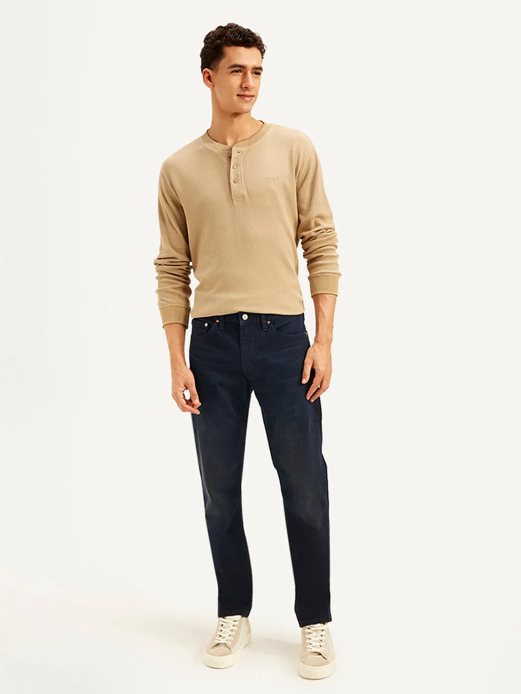Men's 511 Navy Blue Slim Fit Mid Rise Jeans