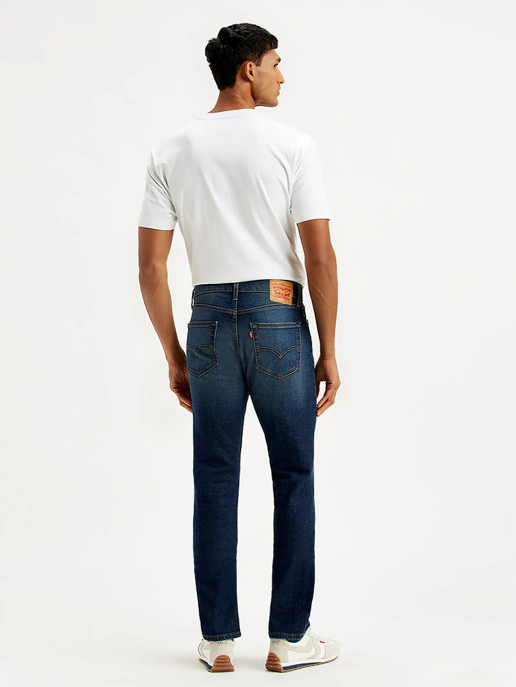 Men's 511 Navy Blue Slim Fit Mid Rise Jeans