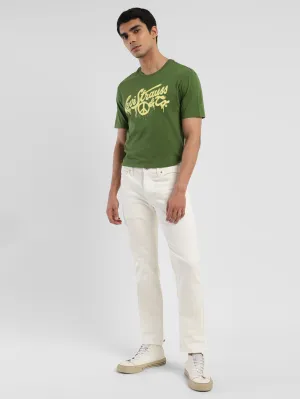Men's 511 White Slim Fit Mid Rise Jeans