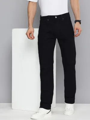 Men's 551 Blue Loose Straight Fit Mid Rise Jeans