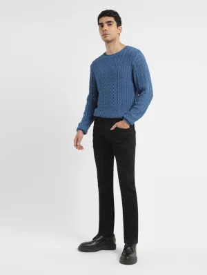 Men's 65504 Black Skinny Fit Mid Rise Jeans