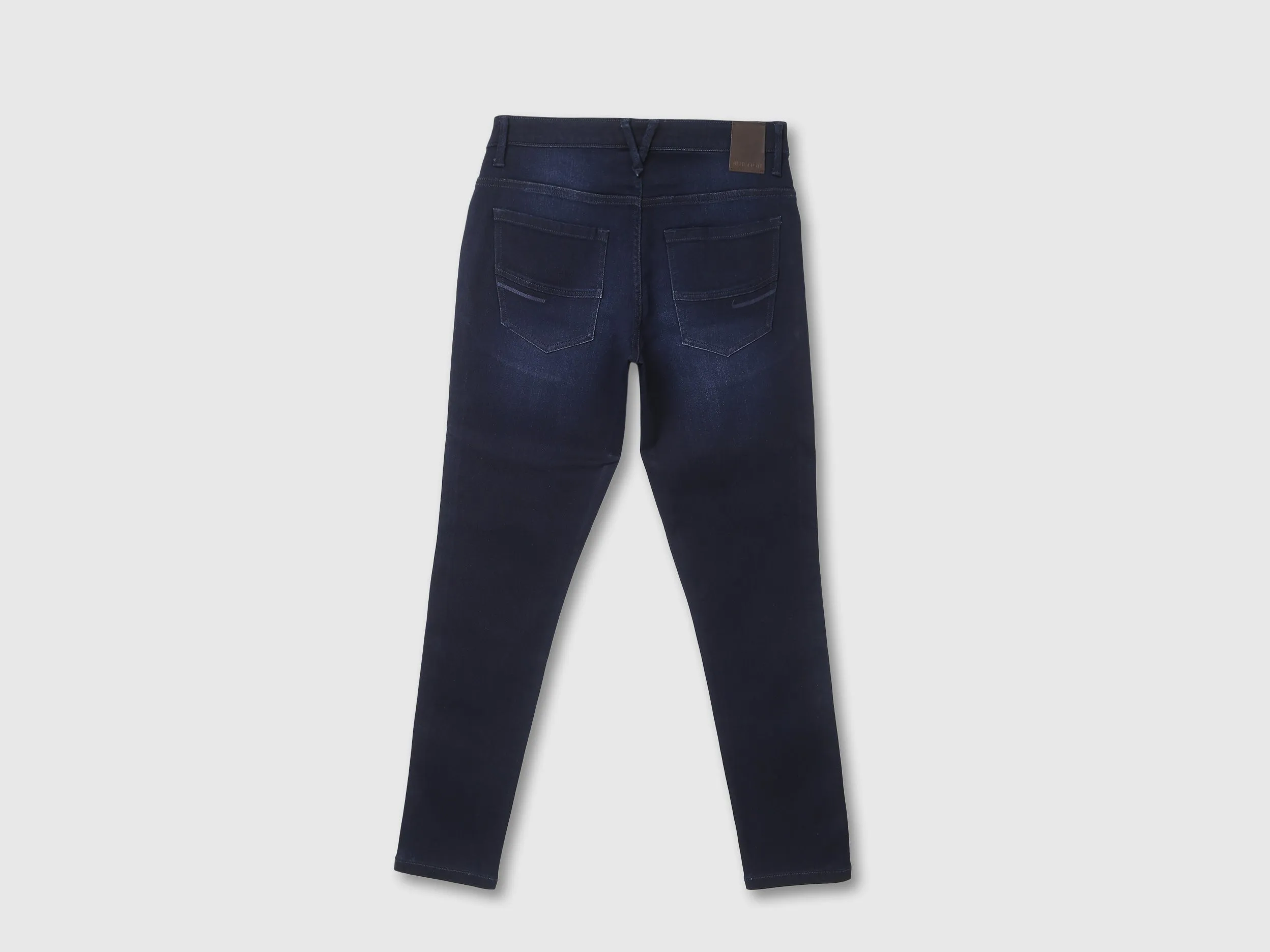 Mens Carrot Fit Solid Jeans