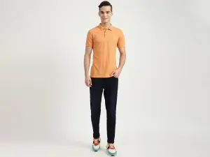 Mens Carrot Fit Solid Jeans