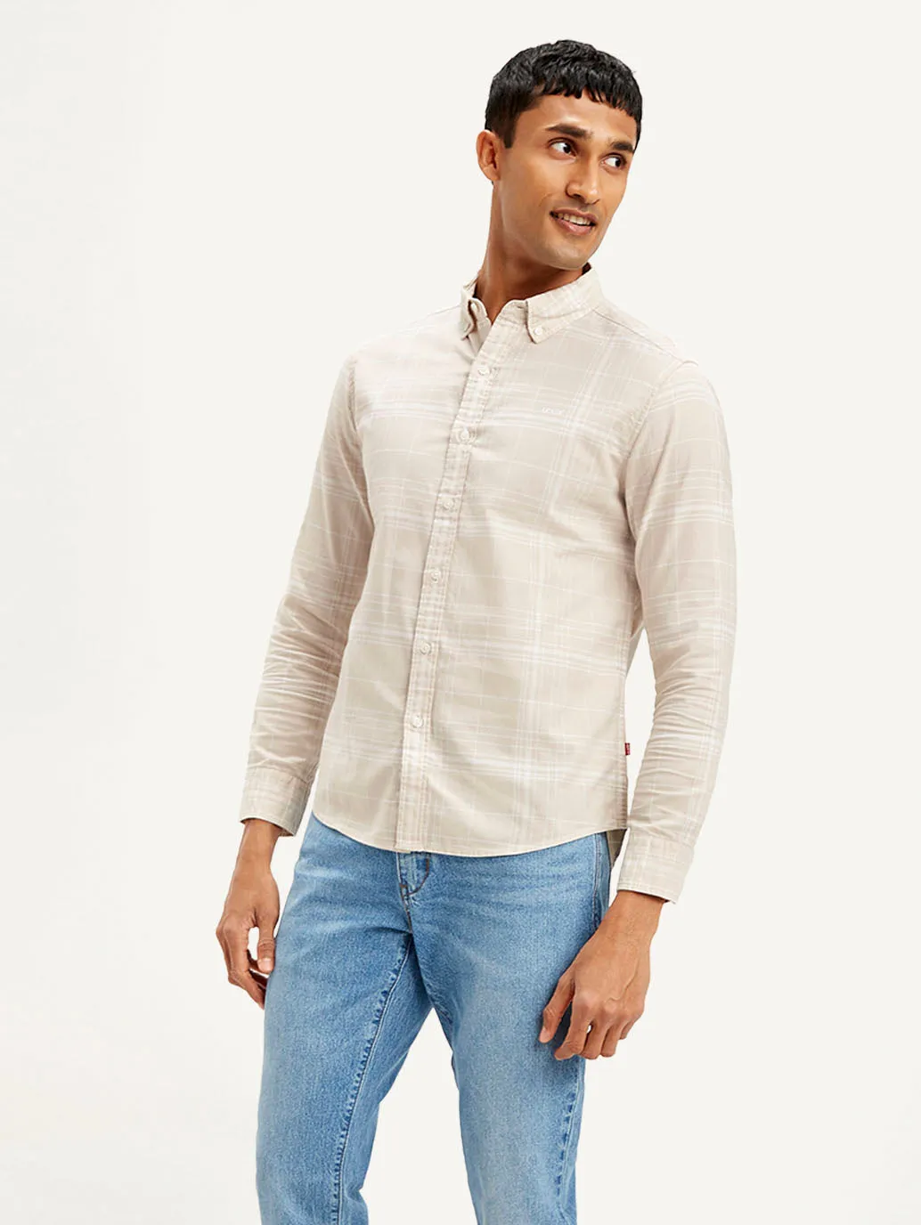 Men's Checkered Slim Fit Shirt