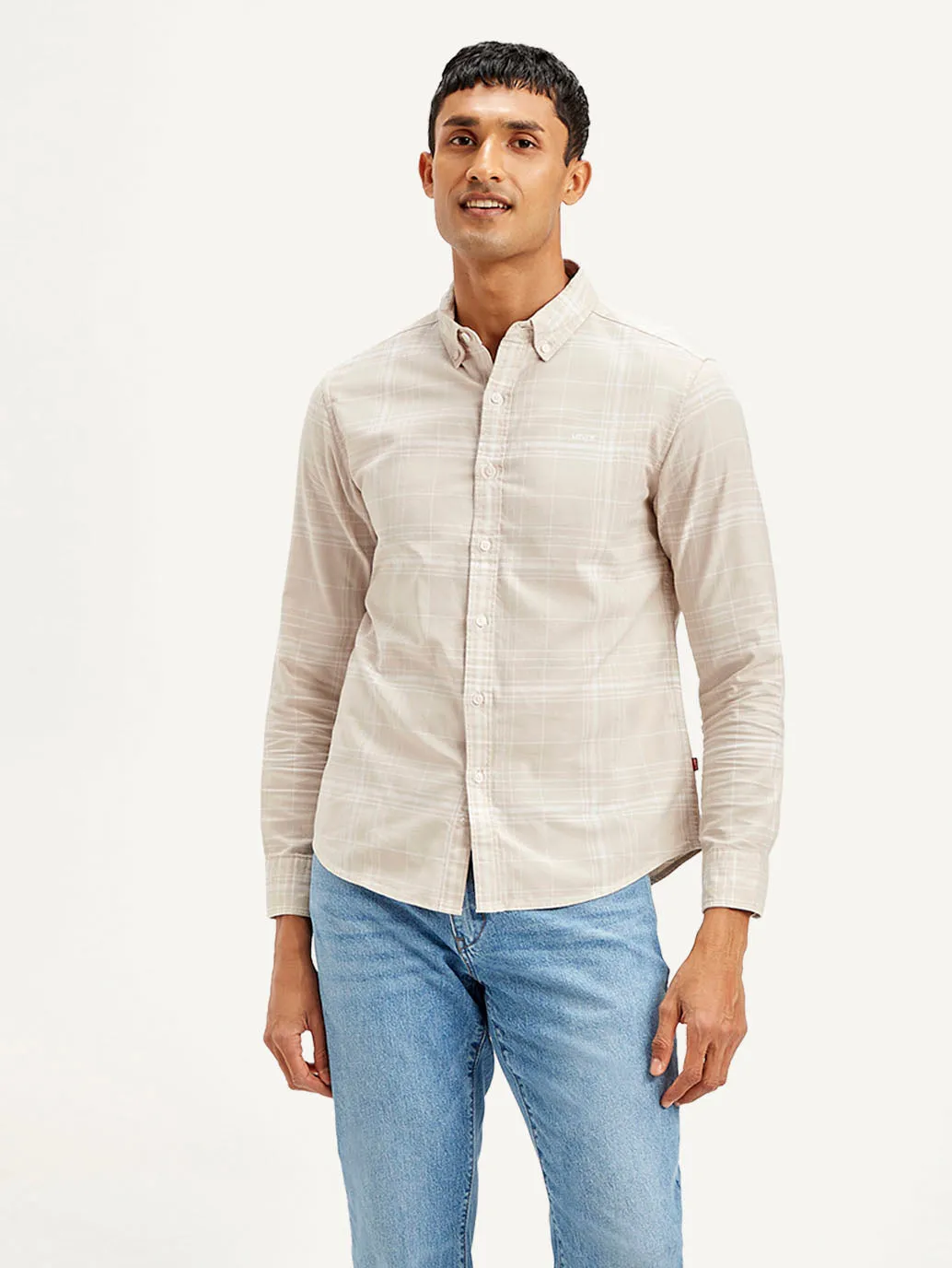 Men's Checkered Slim Fit Shirt