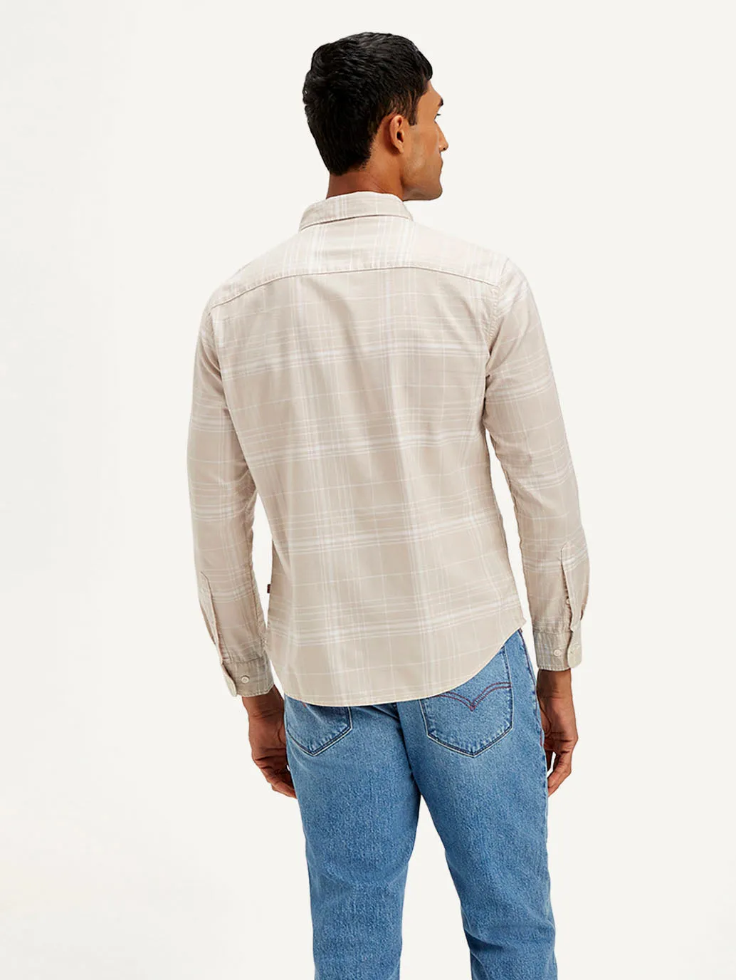 Men's Checkered Slim Fit Shirt