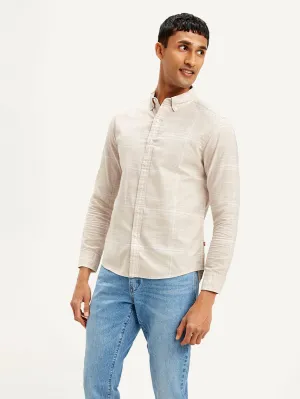 Men's Checkered Slim Fit Shirt