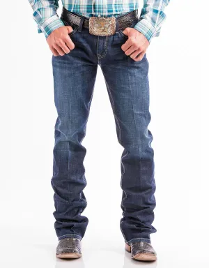 Men's Cinch Performance Denim Ian Mid Rise Slim Fit Boot Cut Jeans