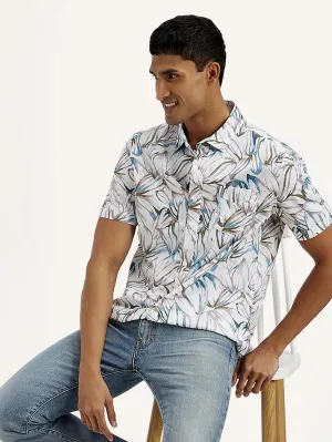 Men's Floral Slim Fit Shirt