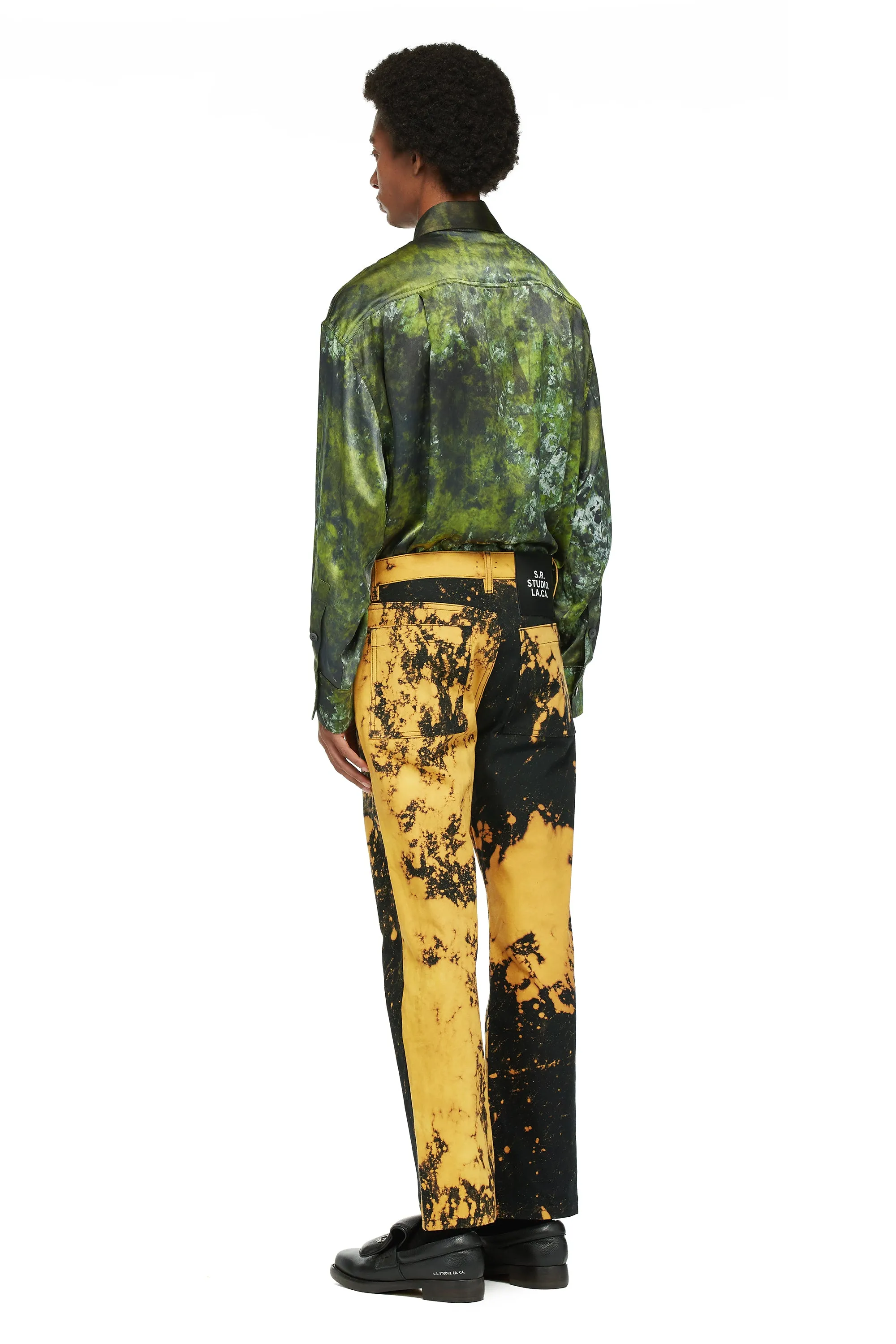 MEN'S HAND-BLEACHED SEPIA SOTO C-JEAN