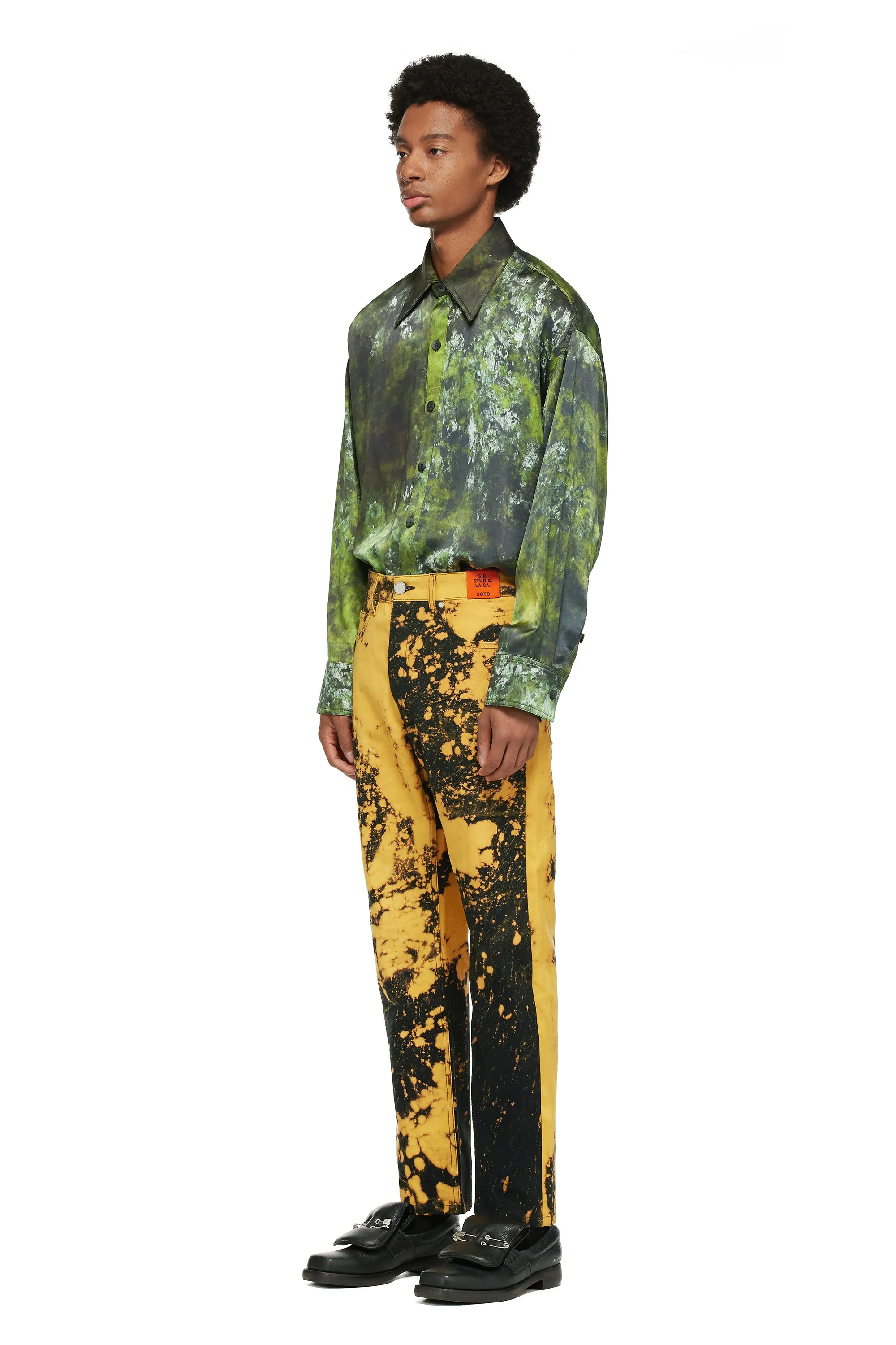 MEN'S HAND-BLEACHED SEPIA SOTO C-JEAN