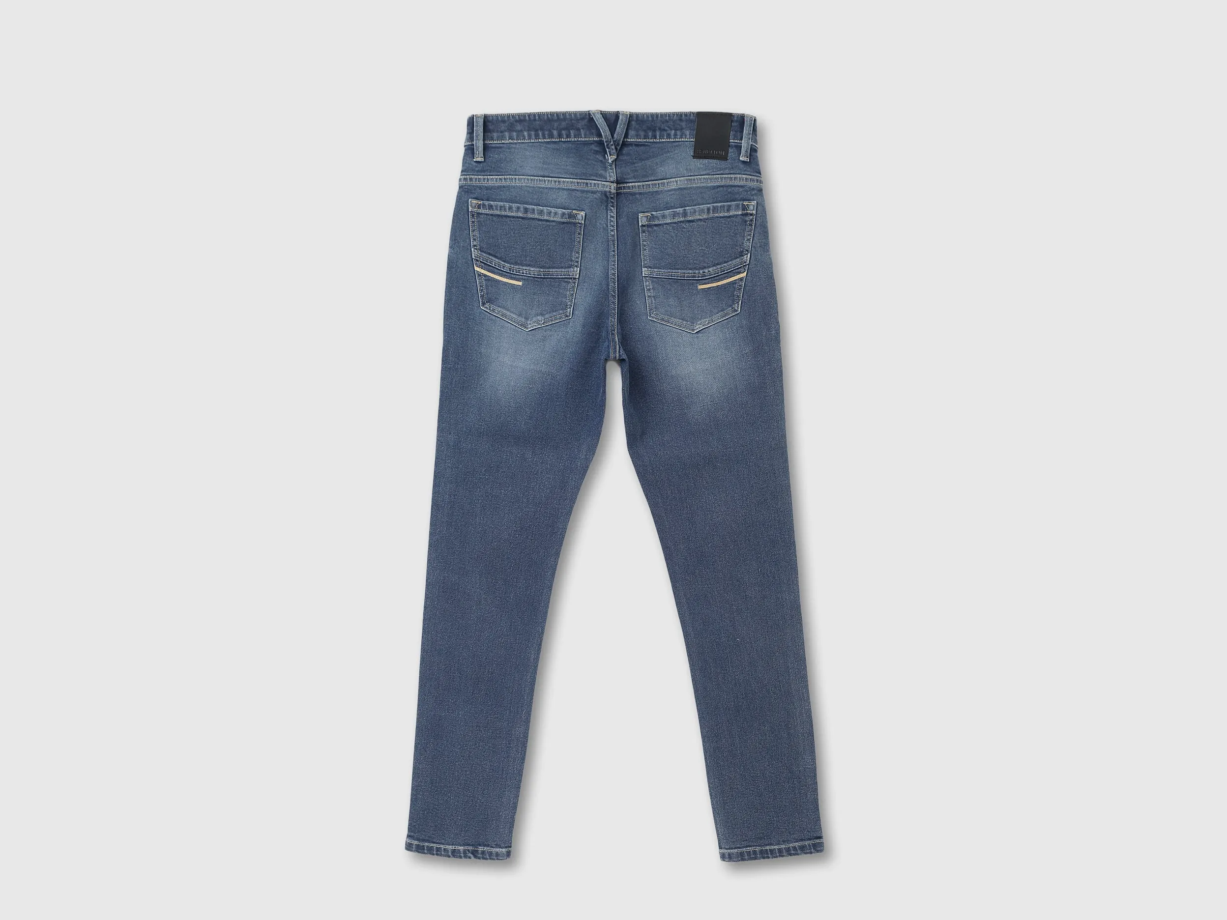 Mens Skinny Fit Solid Jeans