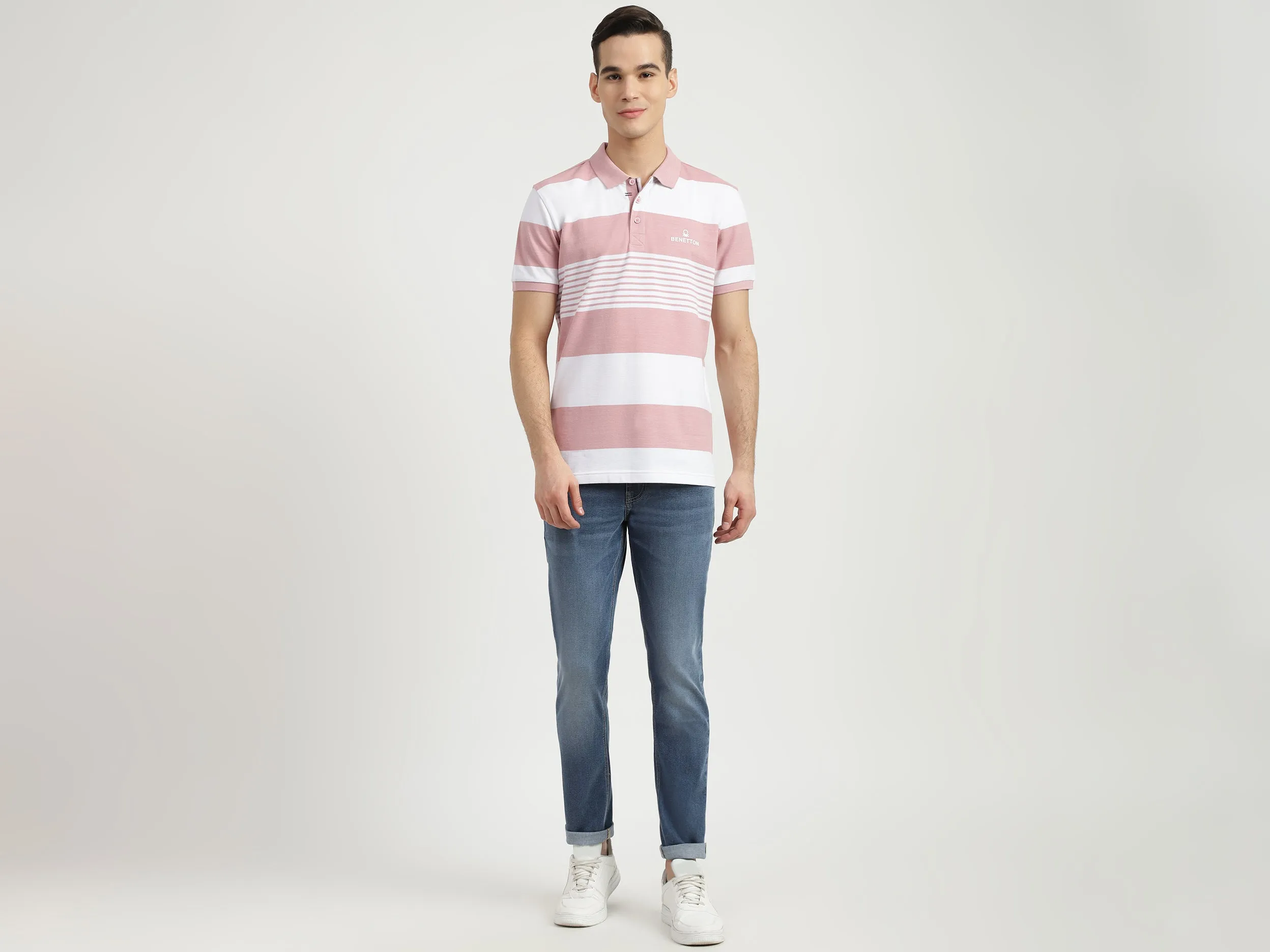 Mens Skinny Fit Solid Jeans