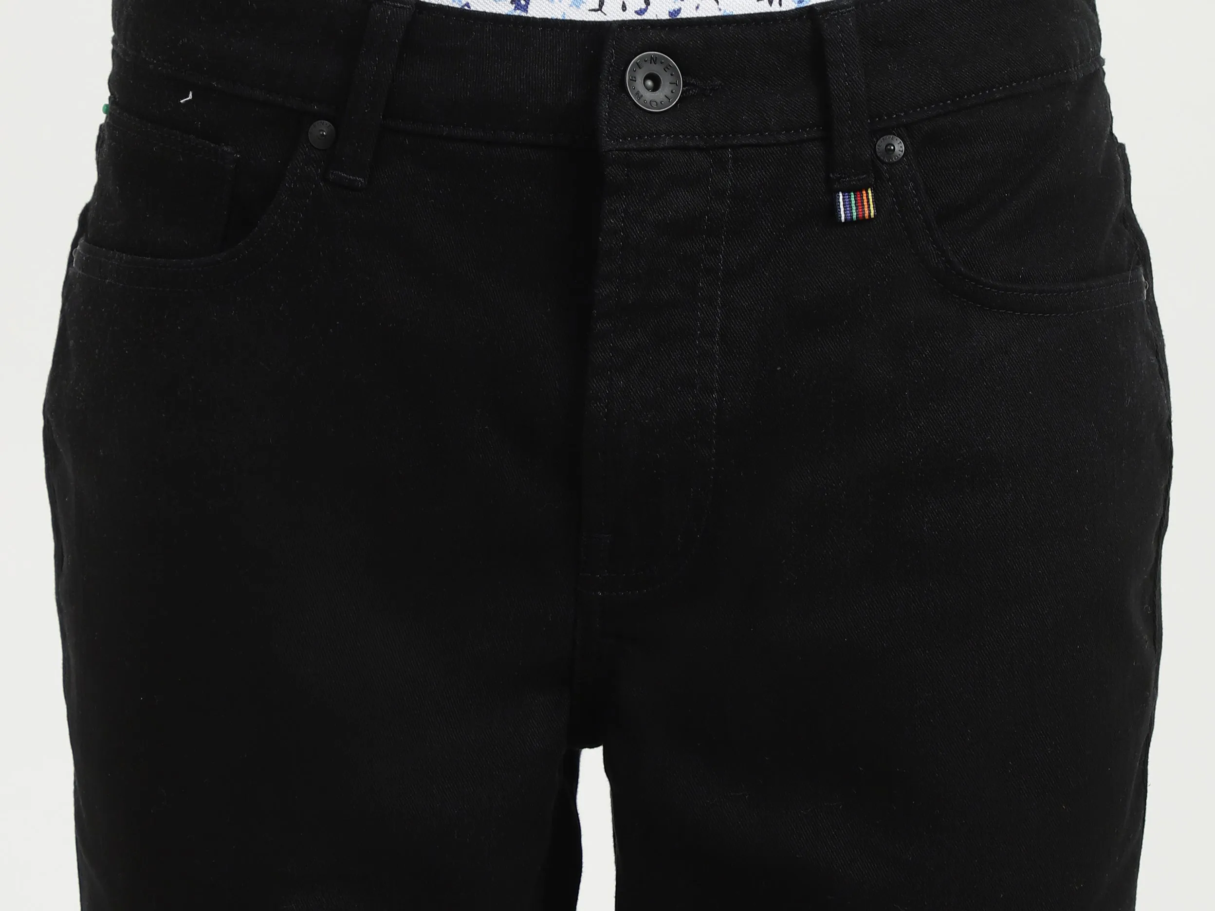 Mens Skinny Fit Solid Jeans