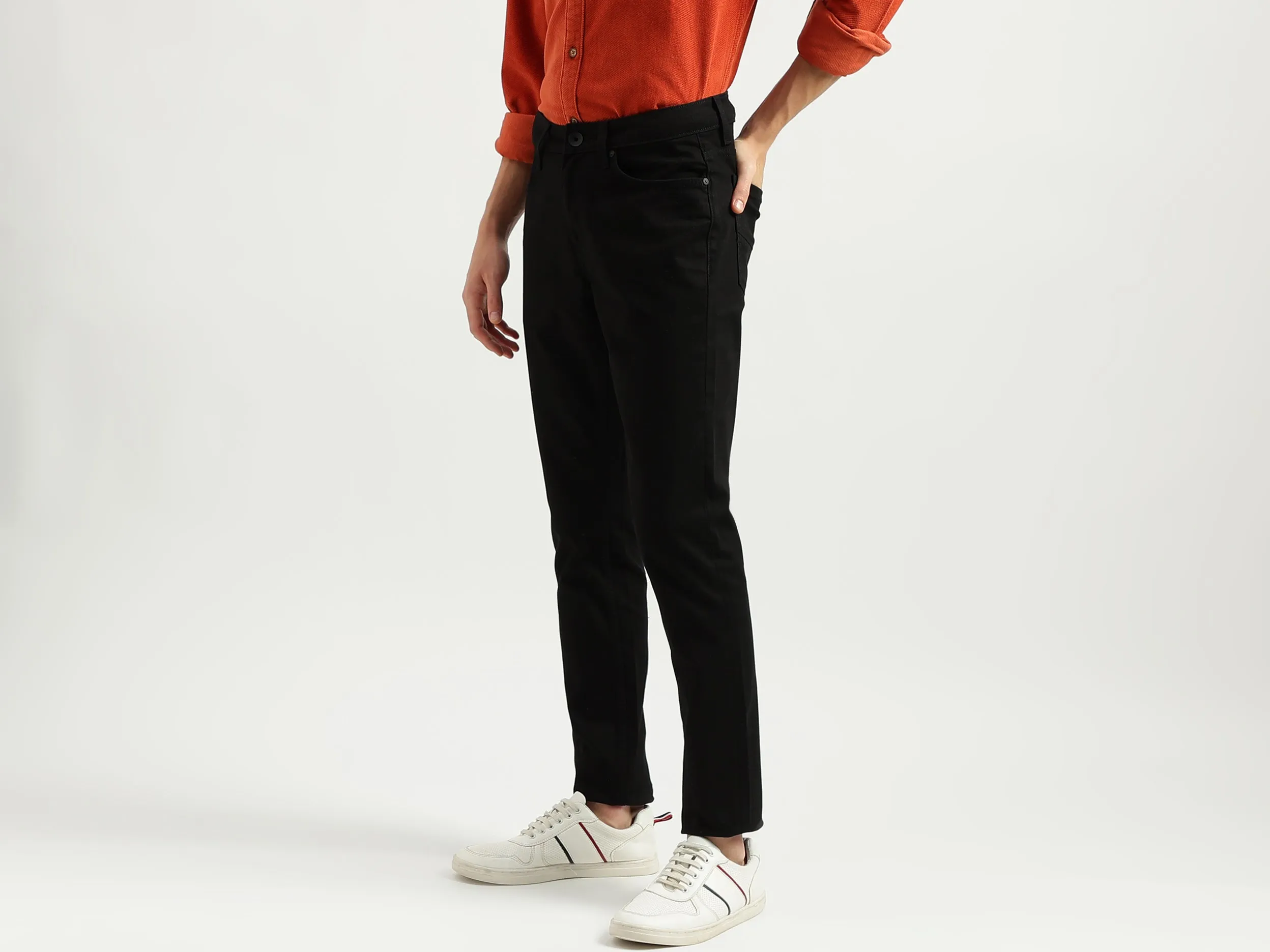 Men's Solid Skinny Fit Jeans