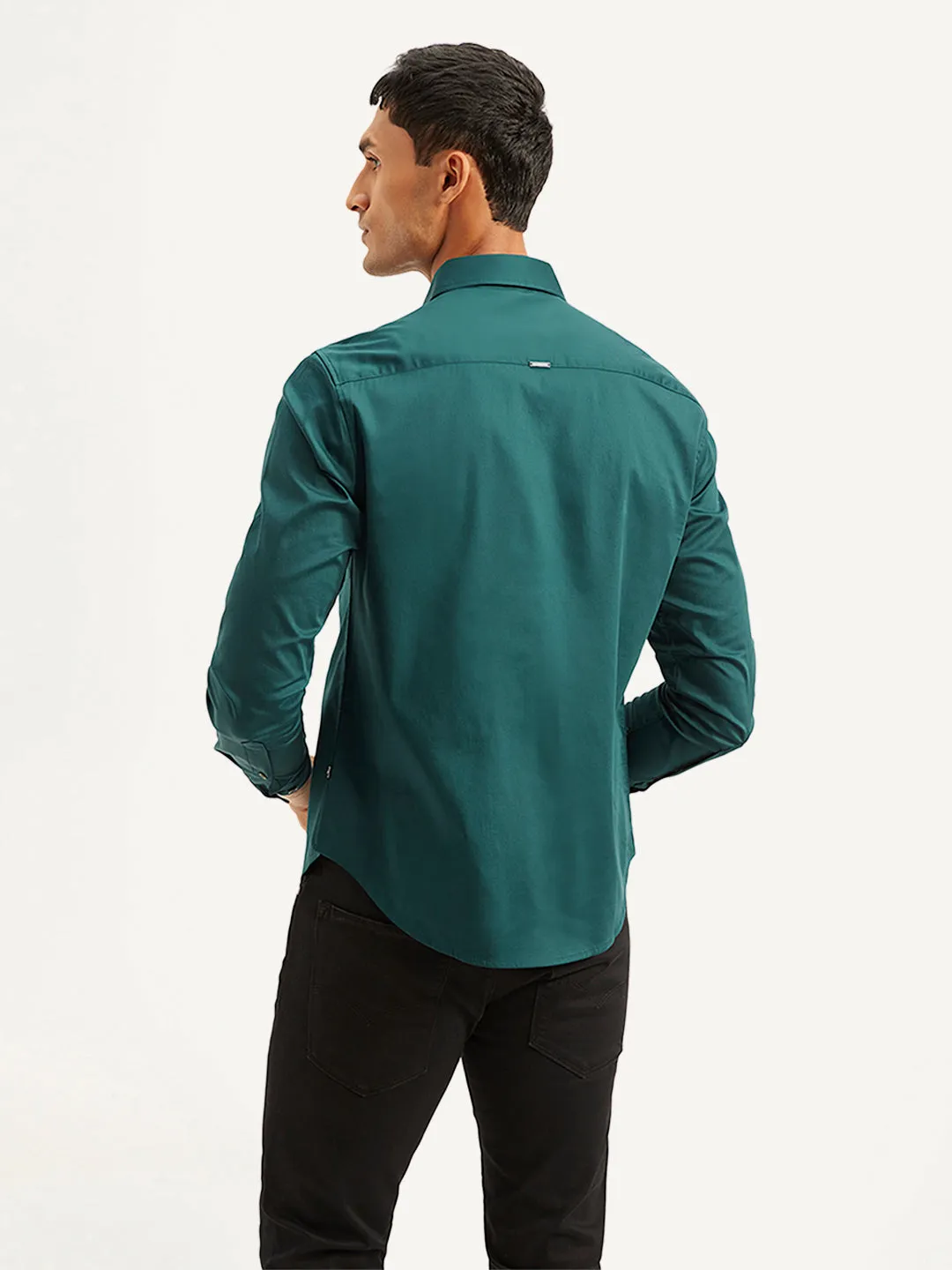 Men's Solid Slim Fit Shirt